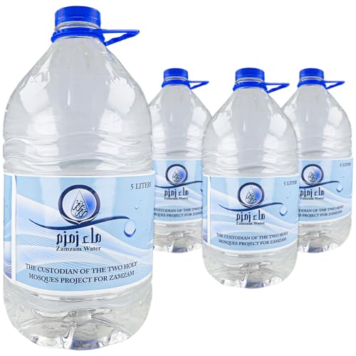 Zam Zam Wasser Makkah Al Mukarramah Zemzem Suyu Zamzam Quellwasser Brunnen Quelle Water (4x 5 Liter)