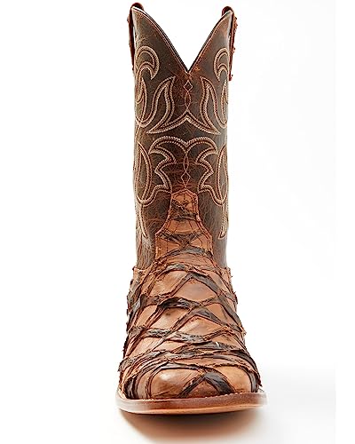 Cody James Men's Pirarucu Exotic Boot Broad Square Toe - Bbme0394