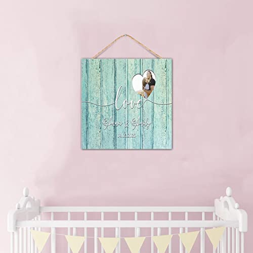 Panneau en bois cœur pour une décoration de mariage et réception