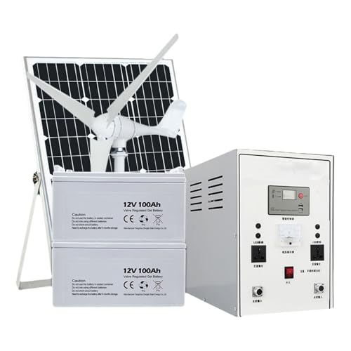 8kW Solar Generator + 400W Wind Turbine Hybrid Power System – Off-Grid Wind & Solar Complete Kit, 220V Output, All-in-One Renewable Energy Solution for Home, Farm, or Remote Use