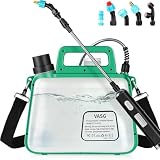 VASG Battery Powered Sprayer 2 Gallon, 7.4V Foldable Electric Pump Sprayer, Weed Sprayer with...