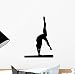 Wallmonkeys WM145718 Gymnastics Silhouette Style Peel and Stick Wall Decals (12 in H x 8 in W)
