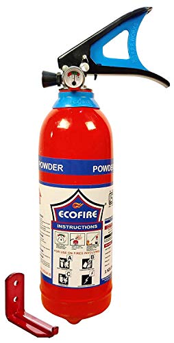Eco Fire ABC Powder Type 1 Kg Fire Extinguisher (Red) Pack of 2