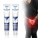 TECJIL 2 Pezzi Crema Intima Uomo Irritazione, Antibatterica,Pomata Contro Il Prurito, Da Utilizzare In Caso Di Balanite Ed Eczema, Cura Della Pelle Idratante E Con Texture (30 G)