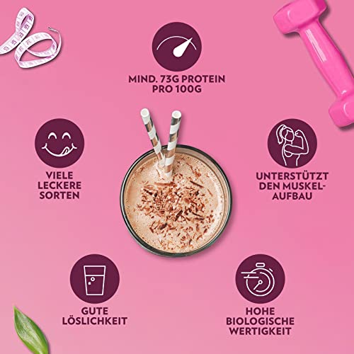 GymQueen Whey Protein Powder Vanille 500g, Fitness Protein Shake, kan de spieropbouw ondersteunen, hoge kwaliteit… - Image 3