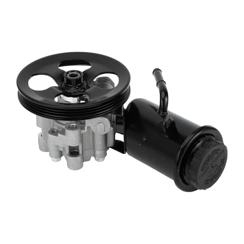 VekAuto Power Steering Pump with Pulley and Reservoir Fit for Toyota Echo 1.5L L4 2000-2005 No.4431052020 Aluminum Alloy Silver Tone