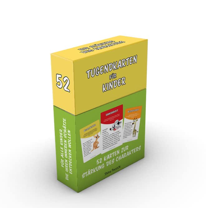 Tugendkarten für Kinder: 52 Tugenden - Unsere inneren wertvollen Charaktereigenschaften