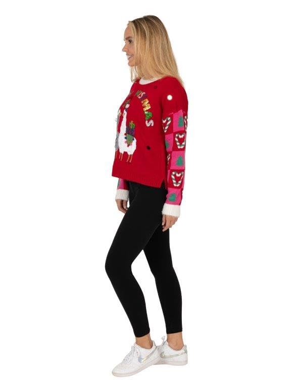 Image of Blizzard Bay Women's Crew Neck, Long Sleeve, Ugly Christmas Sweater