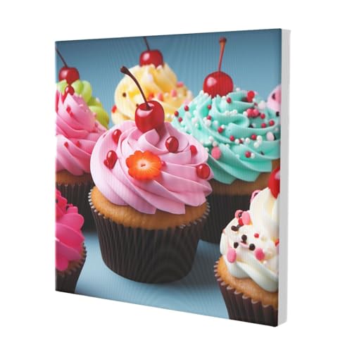 Toile cupcake pour chambre à coucher et salon style salon de thé