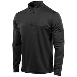 M-Tac Thermal Shirt for Men Grid Fleece Lined Base Layer Compression Top for Cold Weather ECWCS Delta Level 2