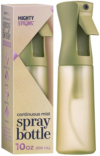 10 OZ Continuous Spray Bottles - Ultra Fine Mist Sprayer | Water Spray Bottle For Hair Stuff, Mister Spray Bottle For Plants Mister | Hair Spray Bottles For Hairstyling, Cleaning, Salons