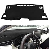 Dash Cover Mat Custom Fit for Toyota Corolla Hatchback Cross Hybrid/GR Corolla 2020 2021 2022 2023 2024 2025 2026, Dashboard Cover Pad Carpet Protector F93