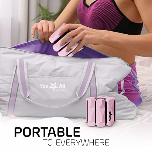 Yes4All Silicone Wrist Weight, Wearable Ankle Weights for Strength Training, Yoga, Jogging, Running, Suit Home Gym Indoors and Outdoors - Image 7