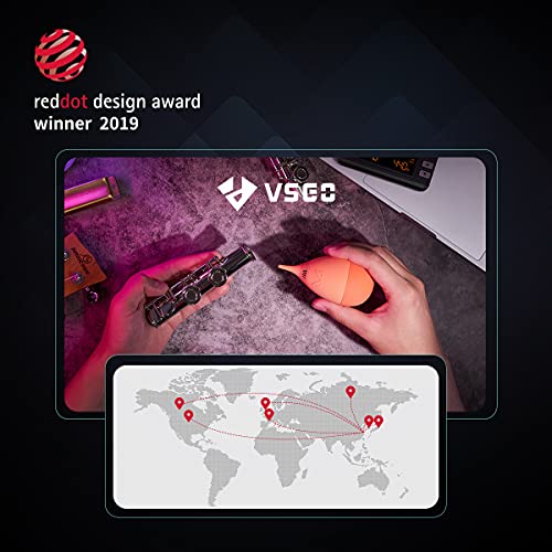 VSGO Soplador de aire de cámara con filtro de aire comprimido para Nikon, Sony, Canon lente y limpieza de sensores, diseño de vaso (Rojo) - imagen 6