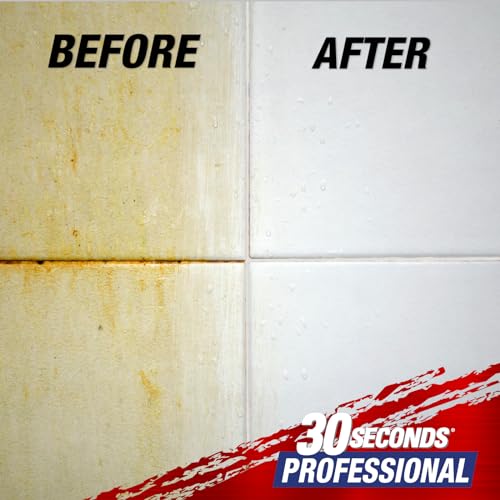 30 SECONDS Pro Mold and Mildew Stain Remover | Scrub Free | Brighter Results Instantly | Ready To Use | 1 Gallon (4 PACK)