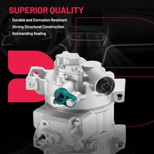 BDFHYK Air Conditioning A/C Compressor 68328 Compatible with Scion xD 2008-2014 L4 1.8L, Compatible with Toyota Corolla 2009-2010 L4 1.8L, Matrix 2009-2010