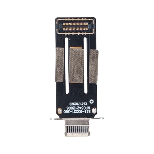 Image of Charging Port Replacement for iPad mini 6th Gen 8.3in 2021 Charger Port Flex Cable for iPad mini 2021 Dock Connector Module Replacement Compatible with: A2567 A2568 A2569 (Silver)