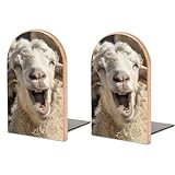 Serre-livres robustes : nos serre-livres pour livres lourds sont fabriqués en bois de hêtre, qui est épais et peut soutenir vos livres proprement et droit, et n'est pas facile à plier. Il est parfait pour placer de grands livres, documents, etc