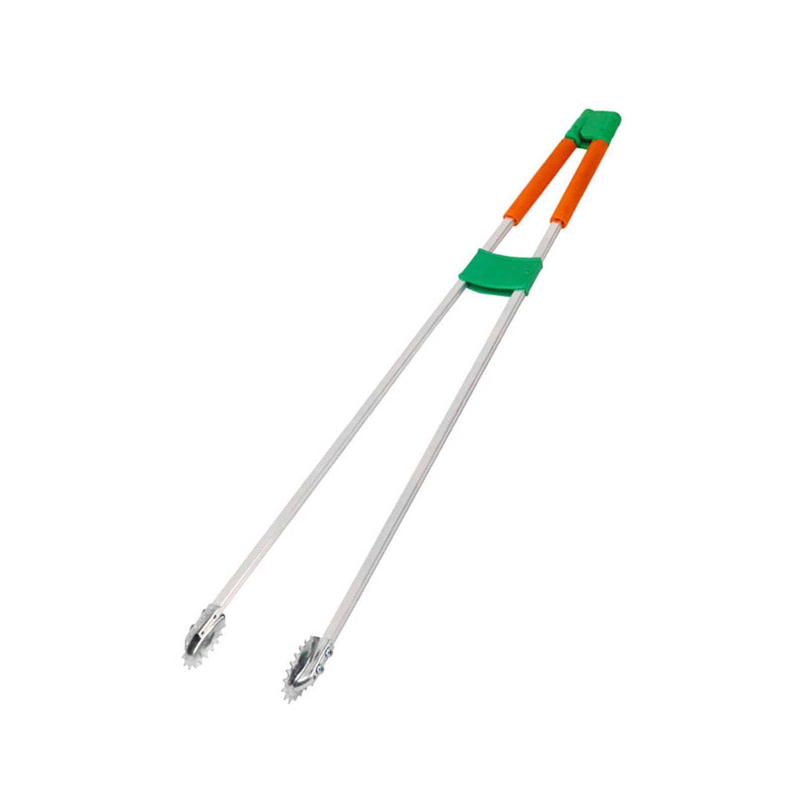 Oshhni Pinza para recoger basura, herramienta de ayuda para alcanzar, herramienta de alcance, pinza para basura de alta resistencia, recogedor de basura con, Naranja