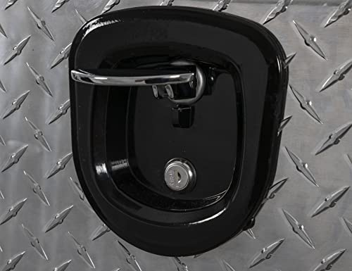 Image of Buyers Products 1705133 Diamond Tread Aluminum Underbody Truck Tool Box, 24 x 24 x 30, Made in USA, .100 in. Thick, Corrosion-Resistant, Locking Compression Latch, Secure Storage for Work Trucks