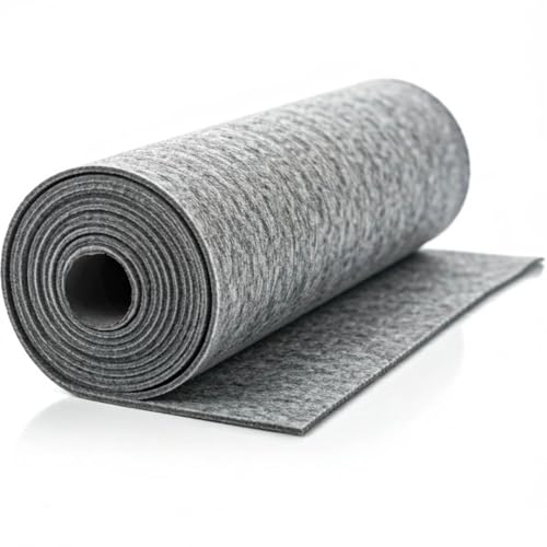 Feutre de fond de piscine 300 x 300 cm | Tapis de sol | Protection et isolation sol de piscine | 200 g/m² | Sous-plancher de piscine | Tapis de bain de...