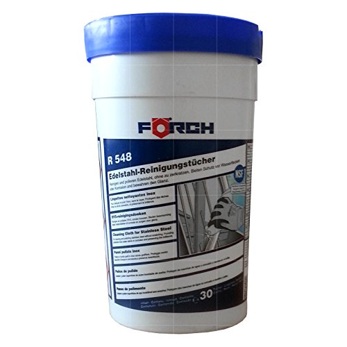 Preisvergleich Produktbild Förch 61309107 R548 Edelstahl-Reinigungstücher