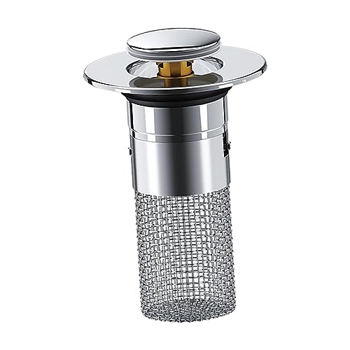Tapón colador para desagüe de fregadero y baño