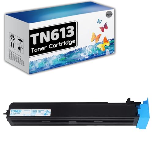 Toner Konica Minolta TN613 cyan haute precision de couleur pour les graphiques Bizhub