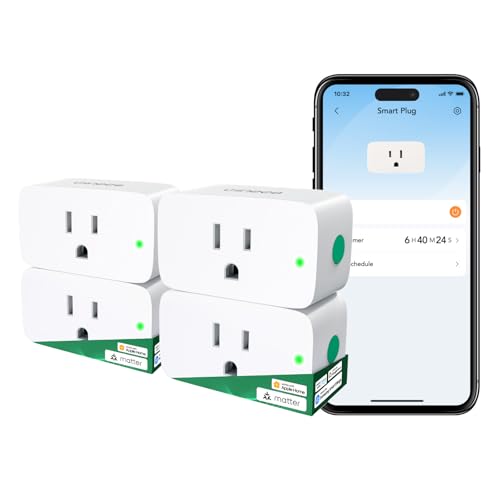 Winees Matter Smart Plugs - Alexa, Apple Home, Google Home & Smar...