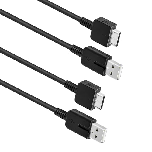 Icywink USB de cable de carga y datos vita ps vita sincronizacion de datos, 1,2m usb cable de reemplazo compatible con so.n.y plays-tationvita, psvita 1000