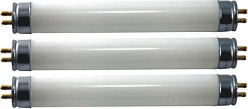 Eiko F4T5/D High Output Linear Fluorescent (3-Pack), 4 Watts, G5 Base, T-5 Bulb, 6.0