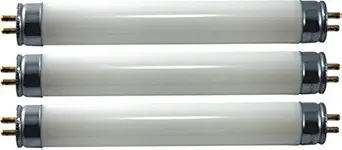 EiKO F4T5/D High Output Linear Fluorescent (3-Pack), 4 Watts, G5 Base, T-5 Bulb, 6.0