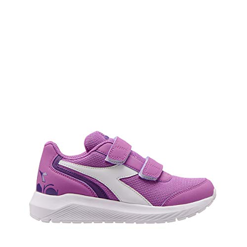 Diadora Falcon JR V C0820 chaussure enfant violette pour l'ecole