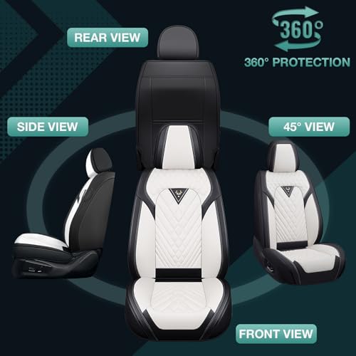 Image of Car Seat Covers for Chevy Blazer EV 2024-2026 Leather Front Seats