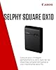 Canon SELPHY Square QX10 Imprimante Photo Portable - Tirages de Haute Qualité, Fonctionnalités Créatives - Imprimante Portable pour Le Scrapbooking & Les Albums Photo, Noir