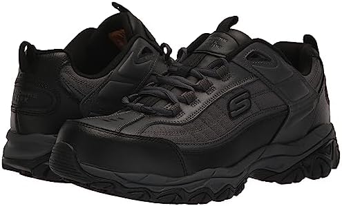 Skechers Men's 200118 Stiney Construction Shoe, Charcoal, 8.5 | Image 6