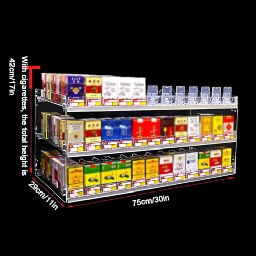 Expositor de cajetillas acrílico ideal para estancos modernos y tiendas 2