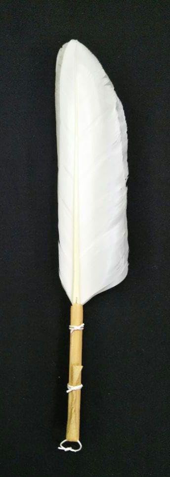 茶道具 羽箒 左羽 炉用 D 茶道具 羽箒 左羽 炉用