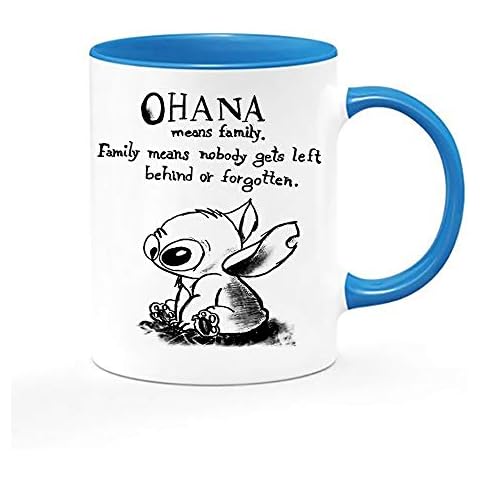 Taza de cerámica Ohana Means Cover