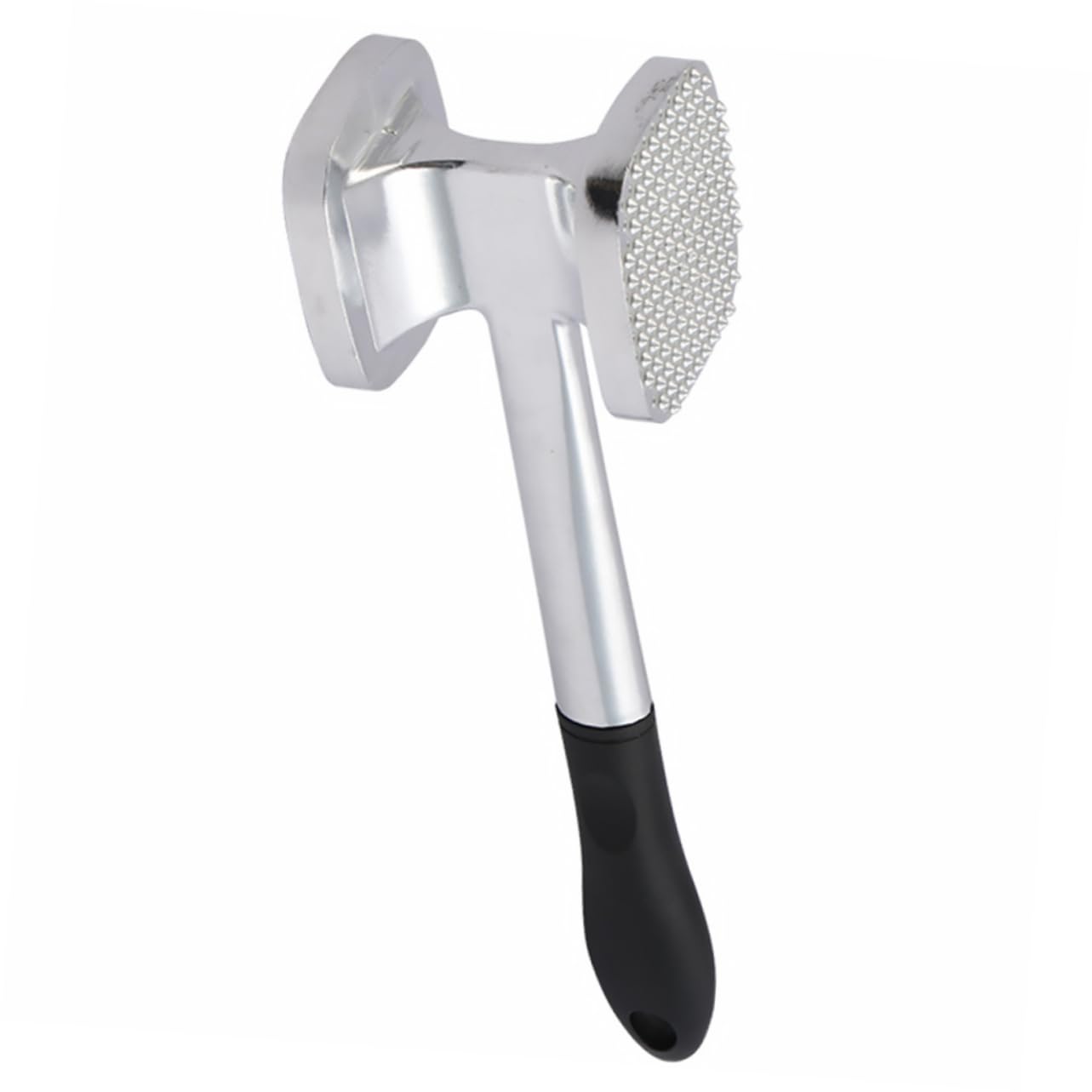 VOSAREA Double Sided Aluminum Alloy Meat Hammer Ergonomic to Use Kitchen Meat Pounder for Beef Chicken and Pork and Cooking Tool for Home Chefs
