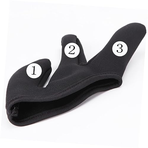 Ipetboom Insulated Scalding Finger Cots Hairdressing Three Finger Cover Heat Resistant Gloves for Women Manicure Hair Styling Tools Ove Glove