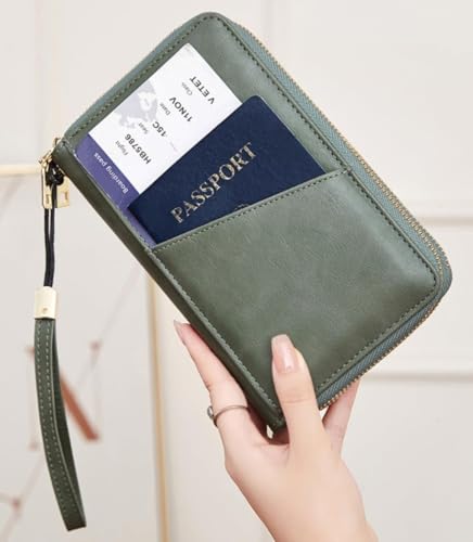 Men's Genuine Leather Wallet with Detachable Chain & Vintage Snap Closure (Black)2