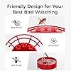 TT Nature Hummingbird Feeder with Camera Solar Powered, AI Identify Cloud Storage Instant Notification, CCPA Data Protection, Outdoor Hanging, Christmas Limited Edition #5