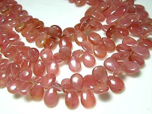 Rhodocrosite briolettes poires pour créer vos bijoux d'été