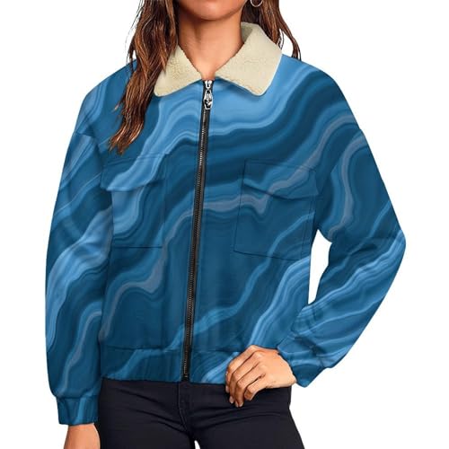 Veste polaire femme à motifs géométriques pour vos balades d'hiver