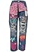 JEKYUARA Women's Barrel Jeans Wide Leg High Waist Rhinestone Floral Horseshoe Ripped Baggy Cropped Jeans Denim Pants Blue
