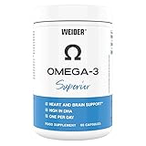 Hochwertige Triglycerid-Form: Unsere Omega-3 Superior Kapseln enthalten die wertvollen Fettsäuren in der Triglycerid-Form und besitzen daher eine hohe Bioverfügbarkeit und Resistenz gegen Oxidation