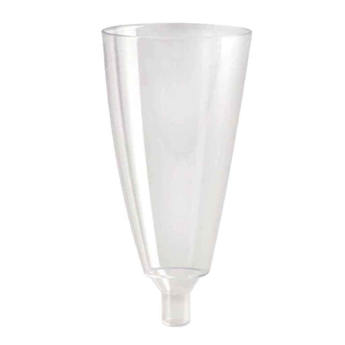 PZ 50 CALICE FLUTE TRASPARENTE CHAMPAGNE BICCHIERI PROSECCO TRASPARENTI HAPPY HOUR APERITIVO APERICENA
