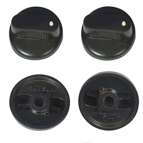 Image of Gas Stove Button Round Sape Knob for Kitchen Manual Gas Stove Knob for Butterfly, Usha, Surya, Sun Flame, Super Flame (Color Black) (2)