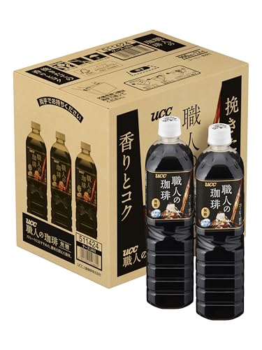 UCC 職人の珈琲 無糖 ペットボトル 900ml×12本